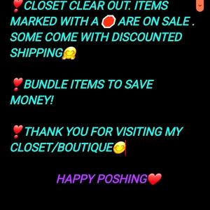 🛑Closet Clear Out